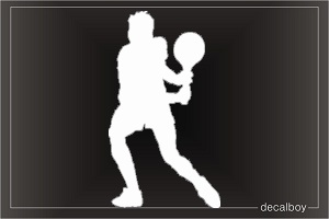 Tennis 4 Window Decal