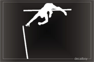 Track Jumper Window Decal