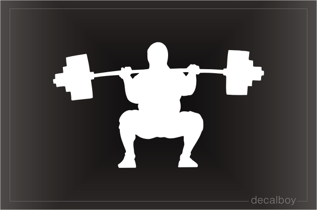 Weightlift Window Decal