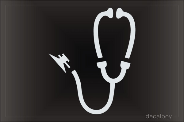 Stethoscope Car Decal