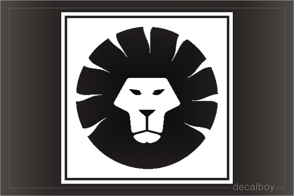 Lion 3347 Window Decal