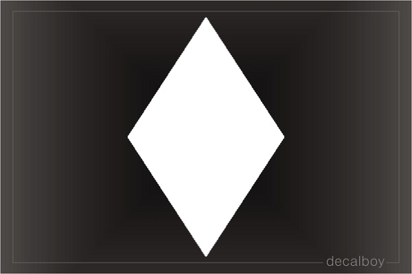 Diamond 3 Car Decal