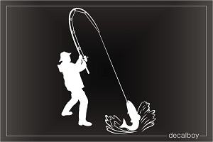 Salmon Fishing Decal