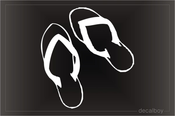 Sandals 456 Car Decal