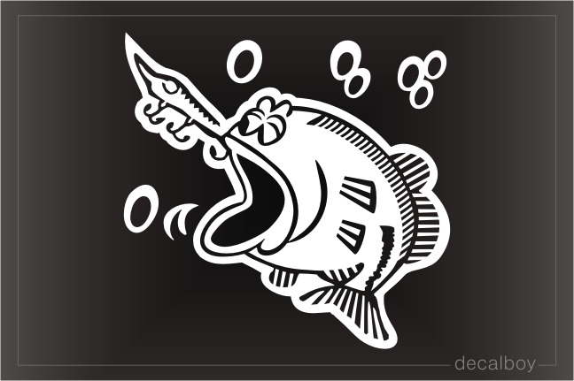 Seabass Fishing Window Decal