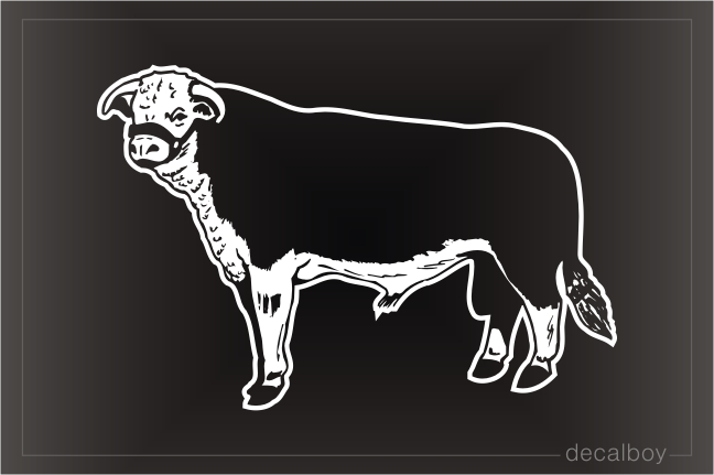 Sheep 321 Window Decal