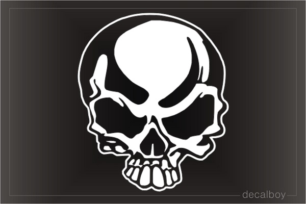 Skull Art Decal