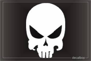 Skull 456 Car Window Decal