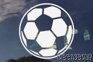 Soccer Ball 5461 Window Decal