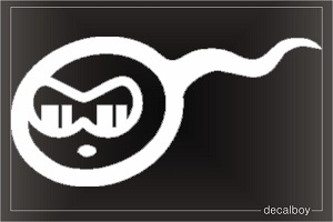 Sperm Cell Car Decal