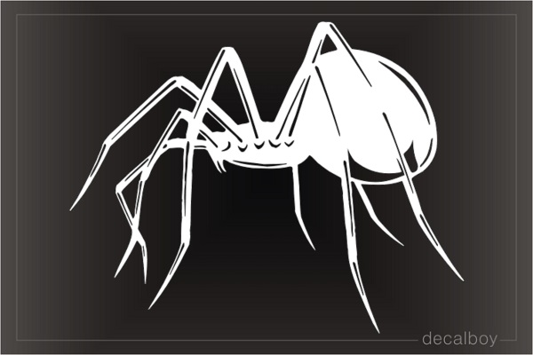 Spider Black Widow Window Decal