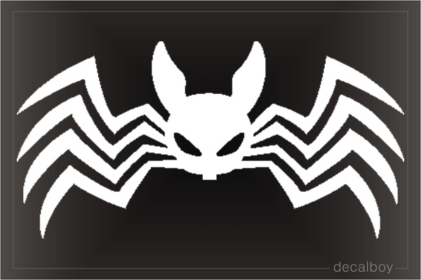 Spider 123 Window Decal