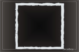 Square Picture Frame Decal