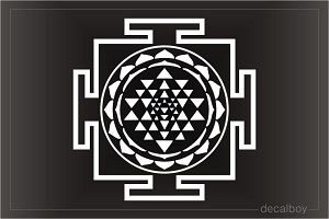 Sri Chakra Decal