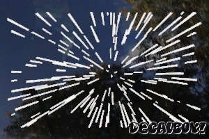 Sun Rays Decal