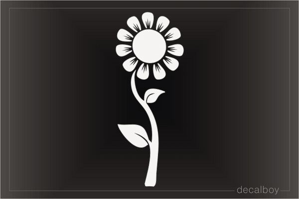 Sunflower Tribal Design Decal