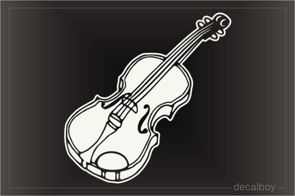 Symphony Violins Car Decal