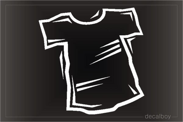 T-shirt Car Decal