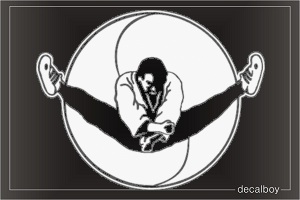 Tae Kwon Do 2 Window Decal