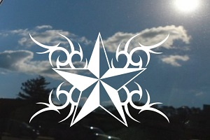 Tattoo Tribal Star Design Die-cut Decal