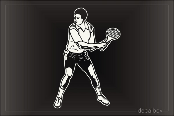 Tennis Player Decal