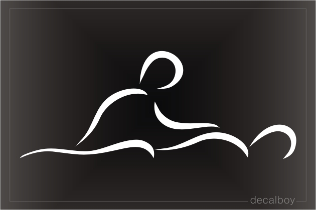 Thai Massage Decal