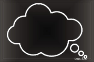Thought Bubble Decal
