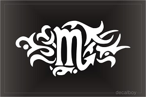 Tribal Scorpio Die-cut Decal