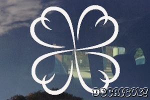 Tribal Shamrock Decal