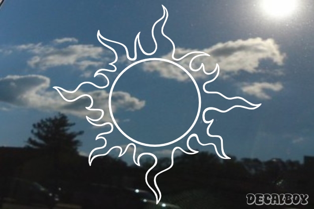 Tribal Sun Decal