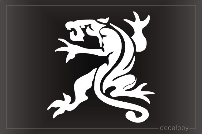 Tribal Dragon Tattoo 654 Car Window Decal