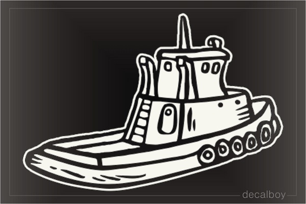 Tugboat Window Decal