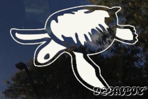 Musk Turtle Window Decal