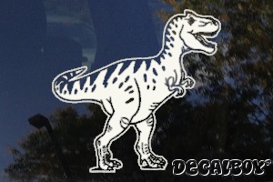 Tyrannosaurus Window Decal