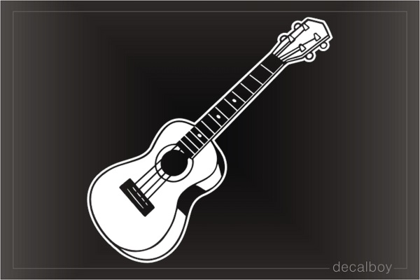 Ukulele Decal