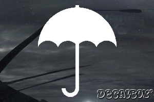 Umbrella Car Decal