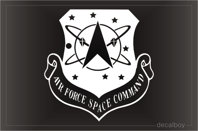 US Air Force Space Car Decal