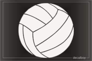 Volleyball Beach Window Decal