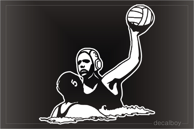 Water Polo Window Decal