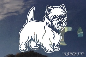 Westie Car Window Decal