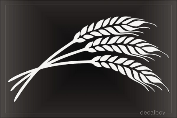 Wheat Rye Ears Decal