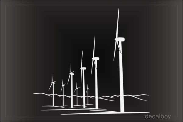 Wind Electro Generator Decal