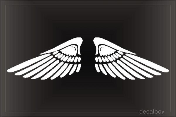 Wings B Die-cut Decal