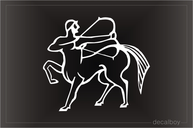 Sagittarius Archer 4 Auto Window Decal