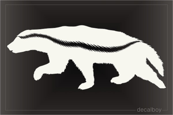 African Honey Badger Safari Decal