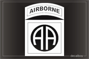 Airborne 82nd Car Decal