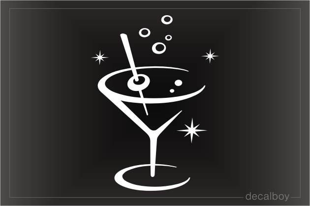 Appletini Drink Decal