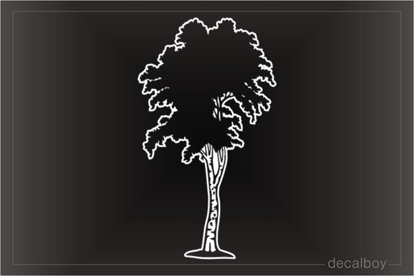 Aspen Tree Window Decal