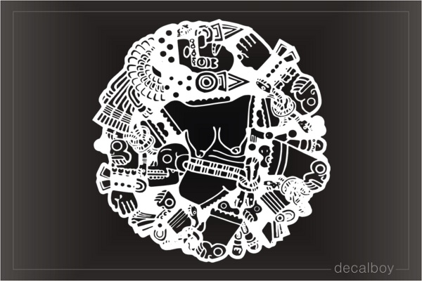 Aztec Mayan Artwork Decal