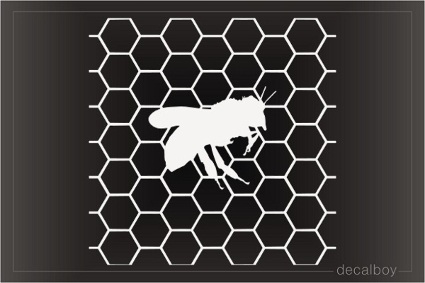 Beecomb Bee Decal